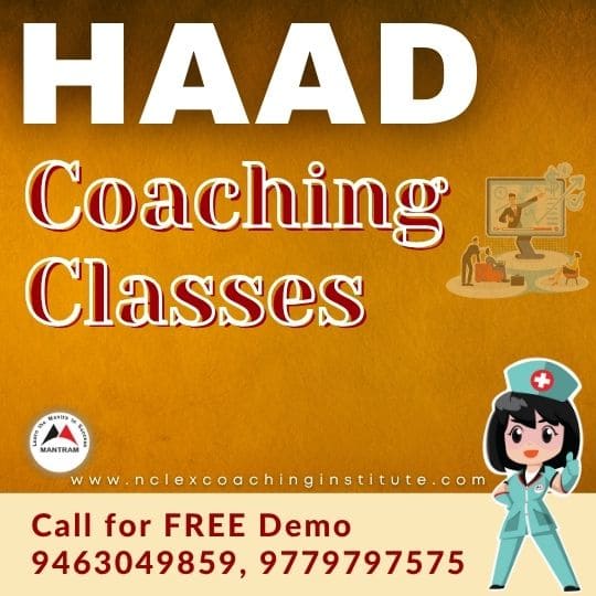 HAAD Coaching Classes